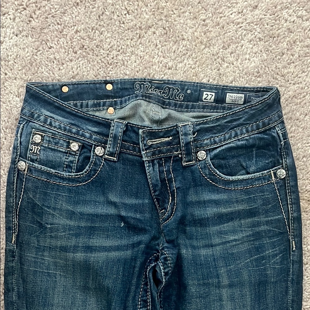 Miss Me Women's Dark Blue Boot Cut Jeans